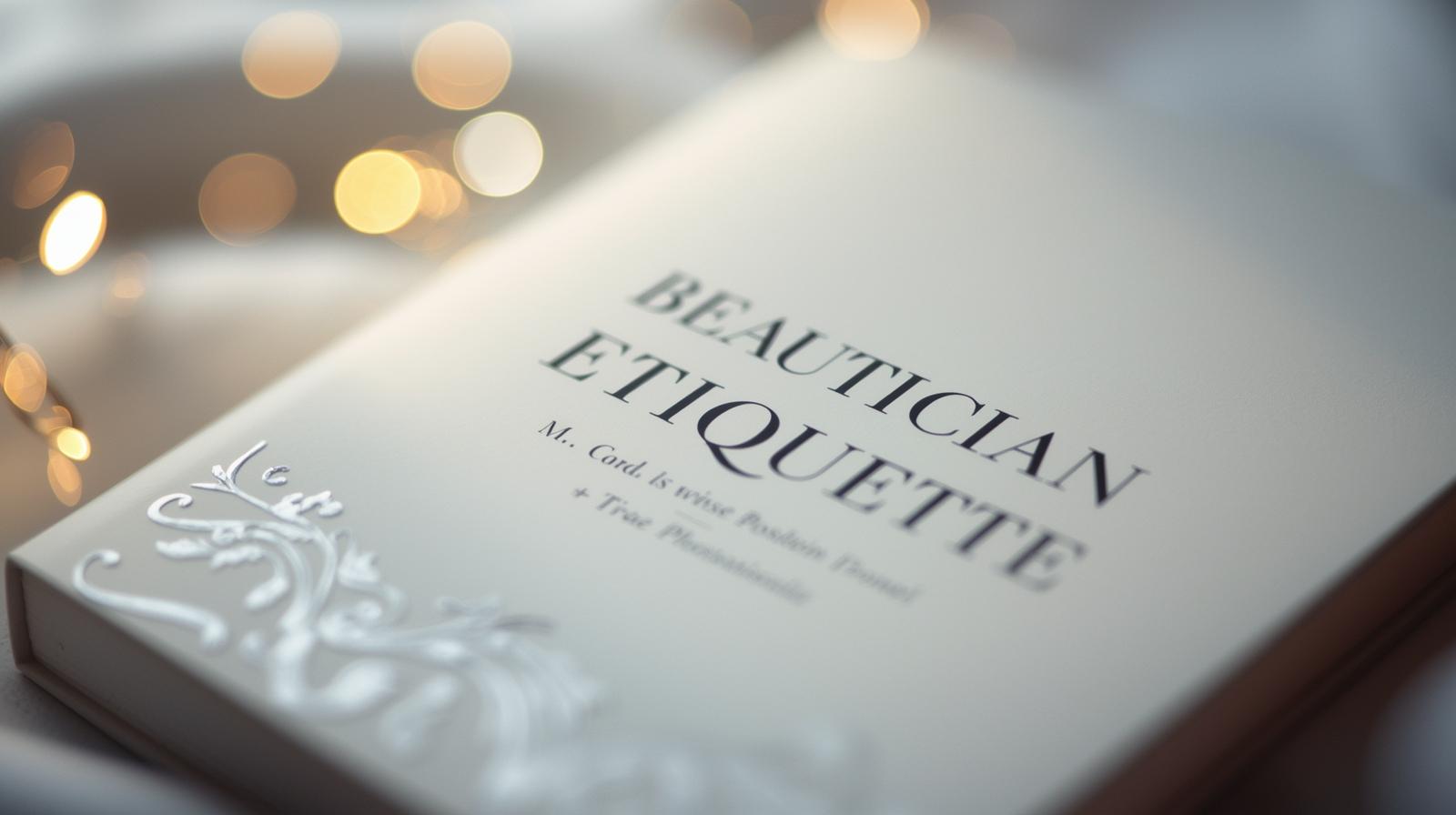 STK10173 BEAUTICIAN ETIQUETTE