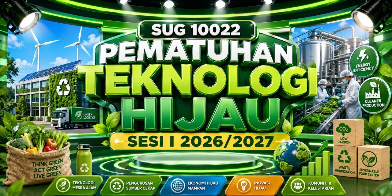 SUG10022 PEMATUHAN TEKNOLOGI HIJAU