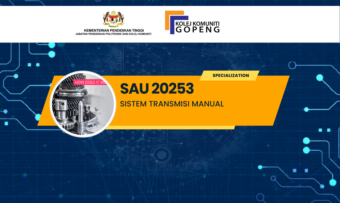 SAU20253 - SISTEM TRANSMISI MANUAL