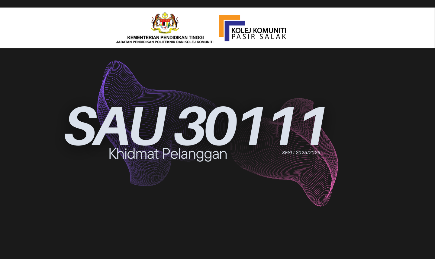 SAU30111 - KHIDMAT PELANGGAN