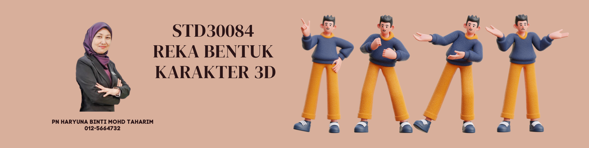 STD30084 REKA BENTUK KARAKTER 3D