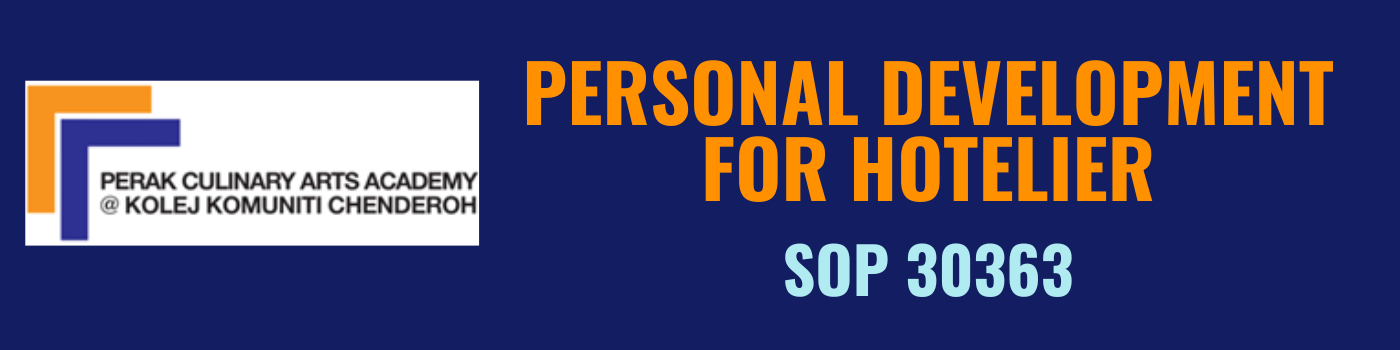SOP30363 - PERSONAL DEVELOPMENT FOR HOTELIER ( SEM 3 )