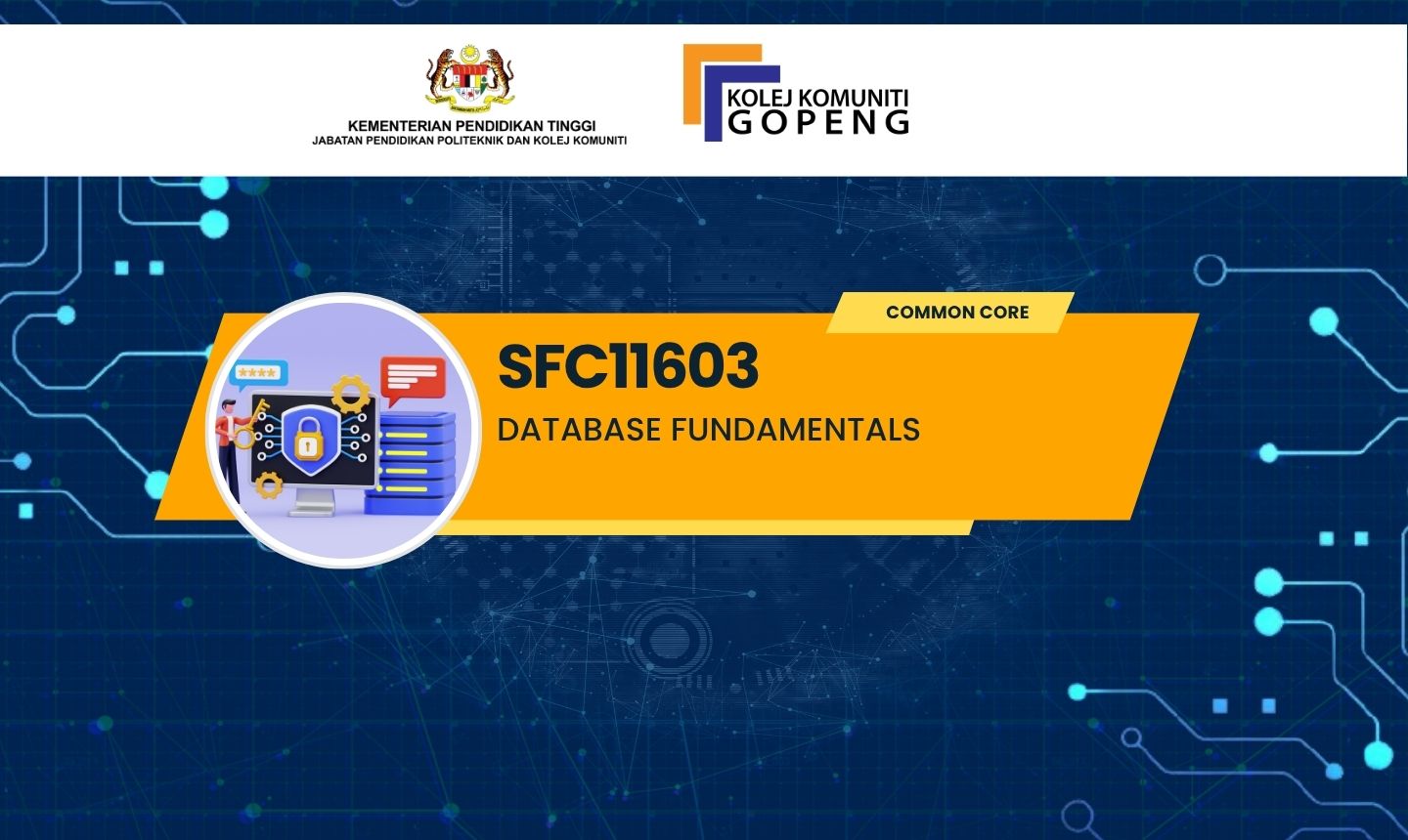 SFC11603 DATABASE FUNDAMENTALS
