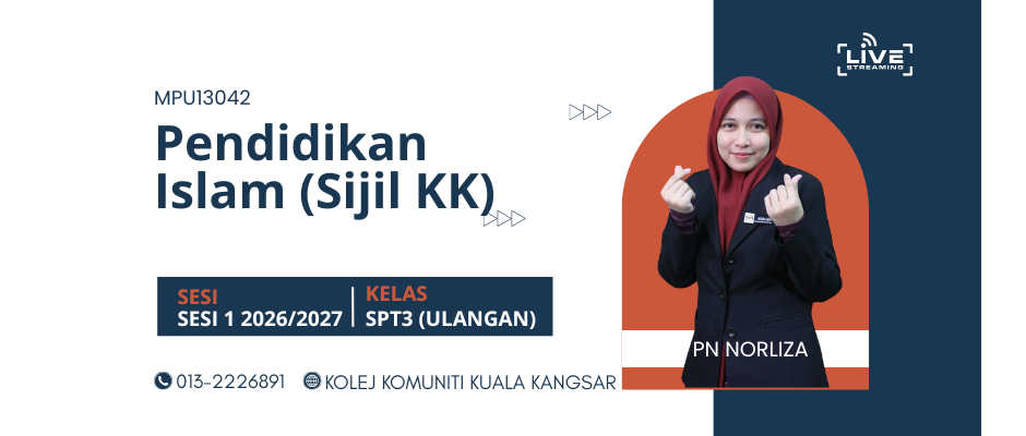 MPU13042 PENDIDIKAN ISLAM (ULANGAN)