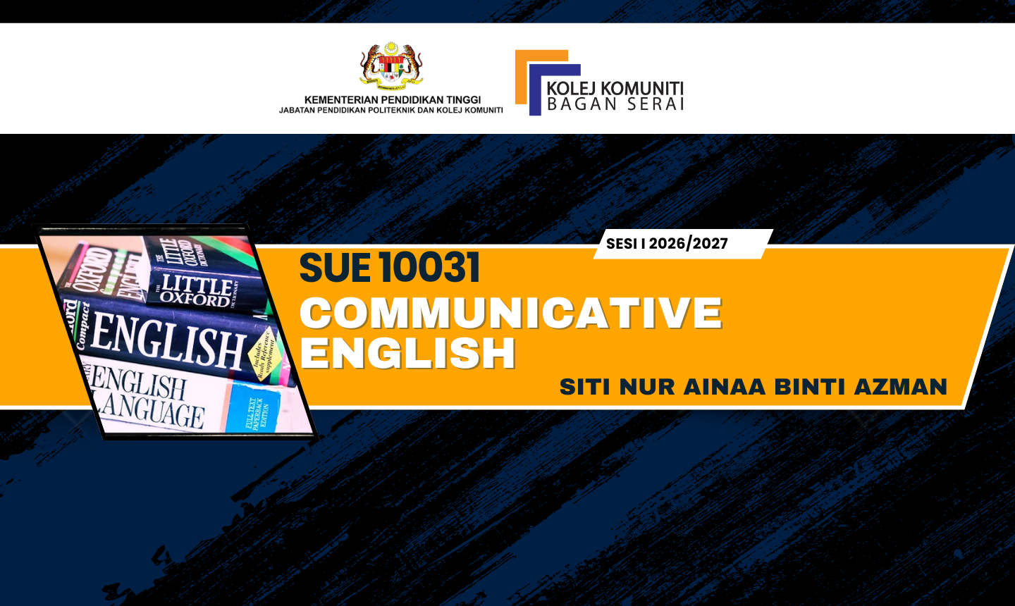 SUE10031 COMMUNICATIVE ENGLISH