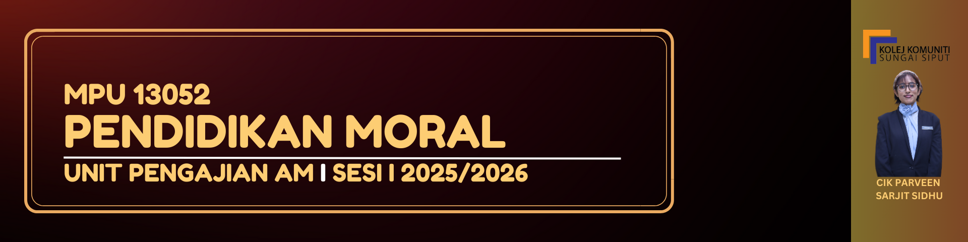 MPU 13052 PENDIDIKAN MORAL